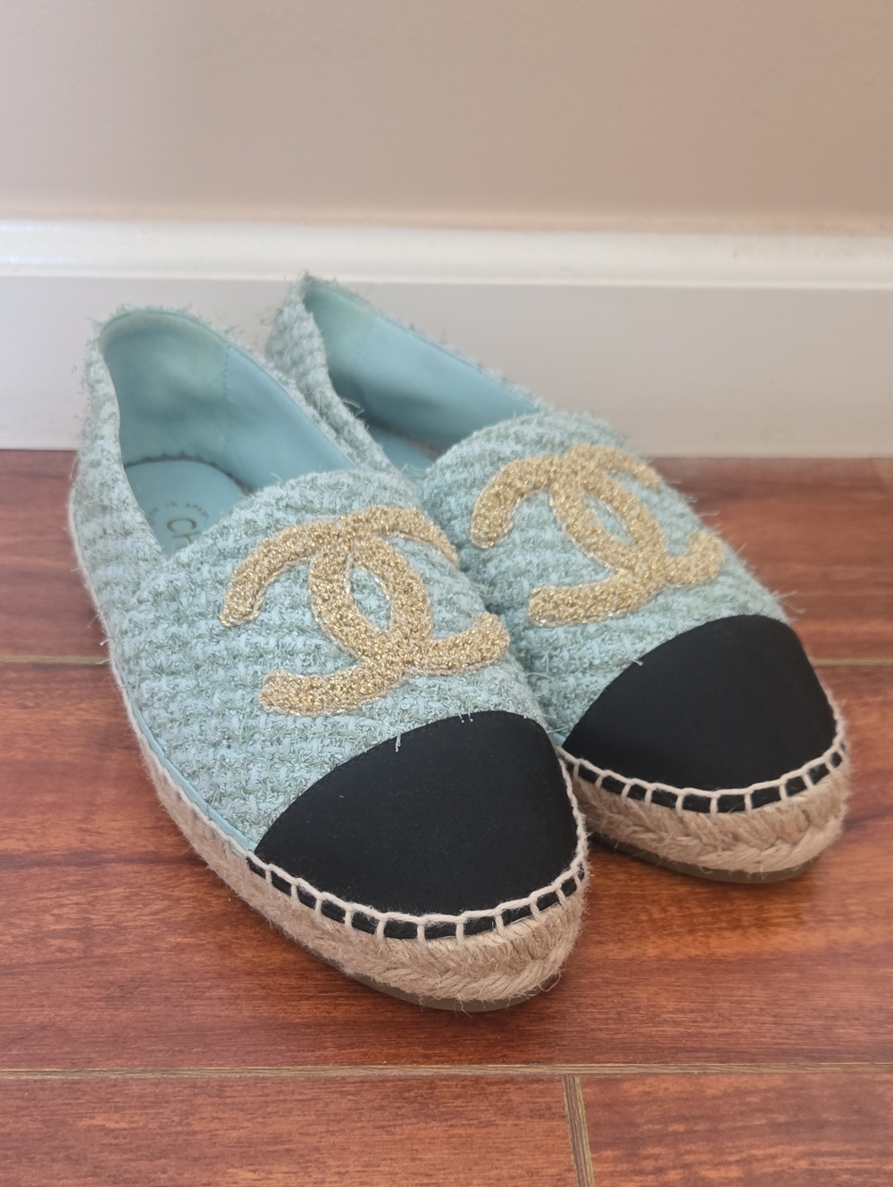 Authentic CHANEL Espadrille Flats